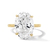 Thumbnail Image 1 of 8 CT. T.W. Oval Certified Lab-Grown Diamond Solitaire Engagement Ring in 14K Gold (F/VS2)