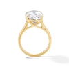 Thumbnail Image 3 of 8 CT. T.W. Oval Certified Lab-Grown Diamond Solitaire Engagement Ring in 14K Gold (F/VS2)