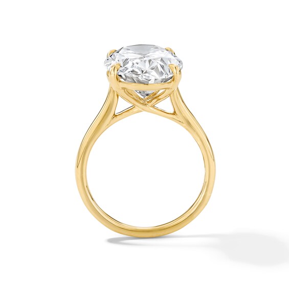 8 CT. T.w. Oval Certified Lab-Grown Diamond Solitaire Engagement Ring in 14K Gold (F/Vs2)