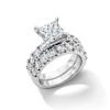 Thumbnail Image 3 of 5-1/2 CT. T.W. Princess-Cut Certified Lab-Grown Diamond Bridal Set in Platinum (F/VS2)