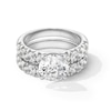 Thumbnail Image 1 of 5-1/2 CT. T.W. Certified Lab-Grown Diamond Bridal Set in Platinum (F/VS2)