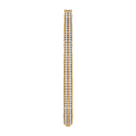 Ladies' Citizen Eco-DriveÂ® Petite Palidoro Gold-Tone IP Watch with MOP Dial and Crystal Bracelet (Model: Eg7112-59Y)