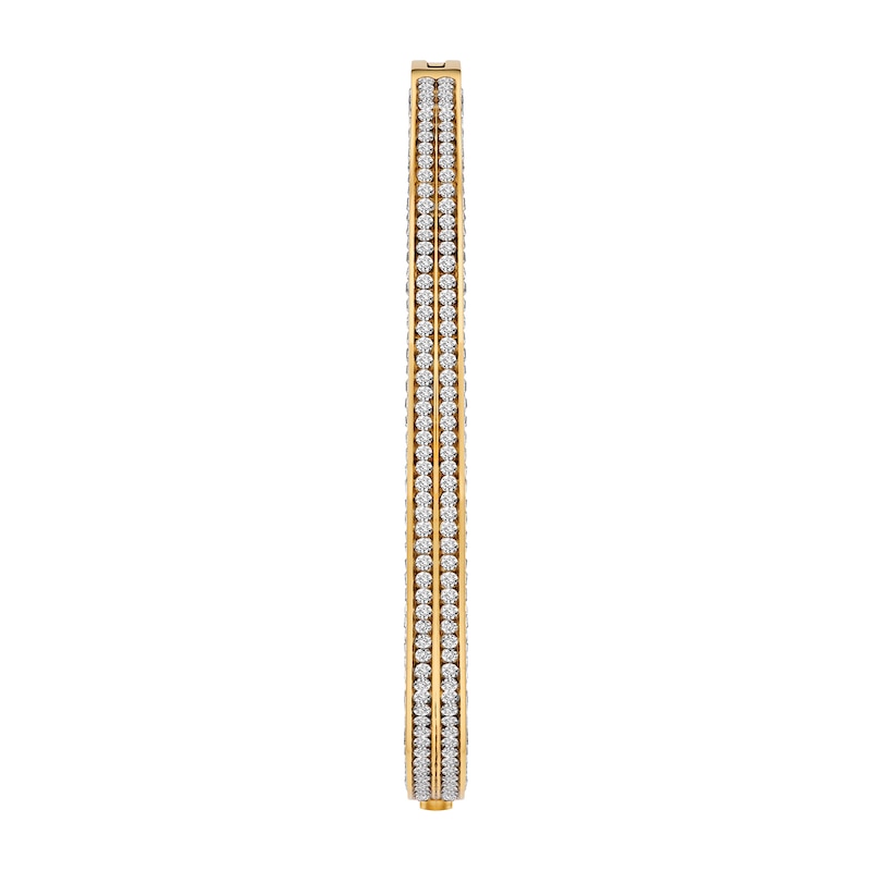 Main Image 2 of Ladies' Citizen Eco-Drive® Petite Palidoro Gold-Tone IP Watch with MOP Dial and Crystal Bracelet (Model: EG7112-59Y)
