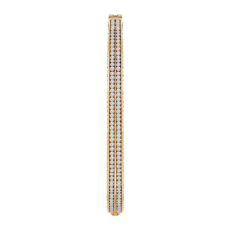 Main Image 4 of Ladies' Citizen Eco-Drive® Petite Palidoro Gold-Tone IP Watch with MOP Dial and Crystal Bracelet (Model: EG7112-59Y)