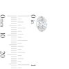 Thumbnail Image 3 of 2 CT. T.W. Oval Certified Lab-Grown Diamond Solitaire Stud Earrings in 10K White Gold (F/VS2)