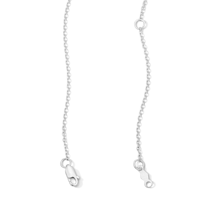 Main Image 3 of 2 CT. T.W. Oval Certified Lab-Grown Diamond Solitaire Necklace in 10K White Gold (F/VS2)