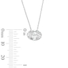 Thumbnail Image 4 of 2 CT. T.W. Oval Certified Lab-Grown Diamond Solitaire Necklace in 10K White Gold (F/VS2)