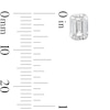 Thumbnail Image 3 of 2 CT. T.W. Emerald-Cut Lab-Grown Diamond Solitaire Stud Earrings in 10K White Gold (F/VS2)