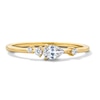 Thumbnail Image 1 of 1/4 CT. T.W. Pear-Shaped Lab-Grown Diamond Scatter Ring in 10K Gold (F/VS2)