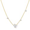 Thumbnail Image 1 of 5/8 CT. T.W. Multi-Shape Lab-Grown Diamond Station Necklace in 10K Gold (F/VS2)