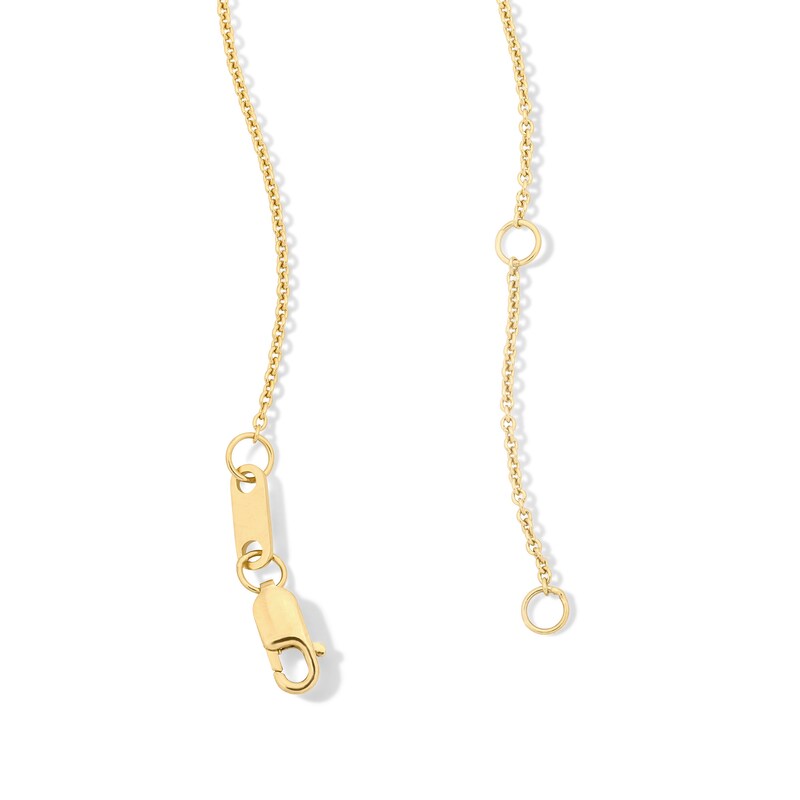 Main Image 3 of 5/8 CT. T.W. Multi-Shape Lab-Grown Diamond Station Necklace in 10K Gold (F/VS2)