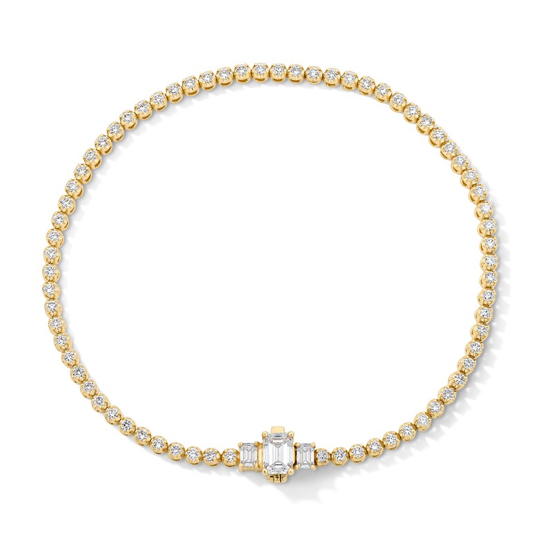 Main Image 1 of 1-3/4 CT. T.W. Certified Lab-Grown Diamond Line Bracelet in 10K Gold (F/VS2)