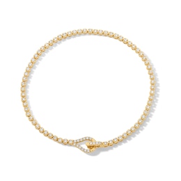 1 CT. T.W. Certified Lab-Grown Diamond Looping Clasp Line Bracelet in 10K Gold (F/VS2)
