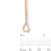 Thumbnail Image 3 of 1 CT. T.W. Certified Lab-Grown Diamond Looping Clasp Line Bracelet in 10K Gold (F/VS2)