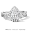 Thumbnail Image 7 of 1-1/2 CT. T.W. Pear-Shaped Certified Lab-Grown Diamond Frame Engagement Ring in Platinum (D/IF)