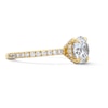 Thumbnail Image 4 of 2-1/2 CT. T.W. Certified Lab-Grown Diamond Hidden Frame Engagement Ring in 18K Gold (D/IF)