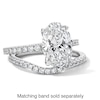 Thumbnail Image 5 of 3-1/2 CT. T.W. Oval Certified Lab-Grown Diamond Hidden Frame Engagement Ring in Platinum (D/IF)