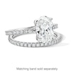 Thumbnail Image 6 of 2-1/2 CT. T.W. Oval Certified Lab-Grown Diamond Hidden Frame Engagement Ring in Platinum (D/IF)