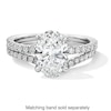 Thumbnail Image 7 of 2-1/2 CT. T.W. Oval Certified Lab-Grown Diamond Hidden Frame Engagement Ring in Platinum (D/IF)