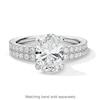 Thumbnail Image 8 of 2-1/2 CT. T.W. Oval Certified Lab-Grown Diamond Hidden Frame Engagement Ring in Platinum (D/IF)