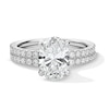 Thumbnail Image 10 of 2-1/2 CT. T.W. Oval Certified Lab-Grown Diamond Hidden Frame Engagement Ring in Platinum (D/IF)