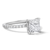 Thumbnail Image 3 of 2-1/2 CT. T.W. Princess-Cut Certified Lab-Grown Diamond Hidden Frame Engagement Ring in Platinum (D/IF)