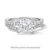 Thumbnail Image 8 of 2-1/2 CT. T.W. Princess-Cut Certified Lab-Grown Diamond Hidden Frame Engagement Ring in Platinum (D/IF)