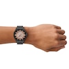 Thumbnail Image 2 of Men's Armani Exchange Black Ion-Plated Stainless Steel Chronograph Watch with Black Dial (Model: AX2465)