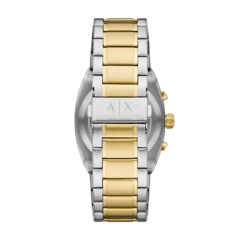 Main Image 4 of Men's Armani Exchange Two-Tone Ion-Plated Stainless Steel Chronograph Watch with Cream Dial (Model: AX2821)