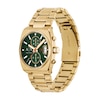Thumbnail Image 3 of Men's Armani Exchange Gold-Tone Ion-Plated Stainless Steel Chronograph Watch with Green Dial (Model: AX2822)