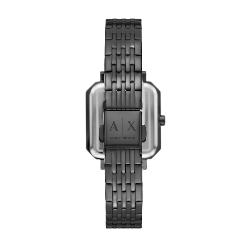 Main Image 4 of Ladies' Armani Exchange Gray Ion-Plated Stainless Steel Watch with Gray Dial (Model: AX5732)