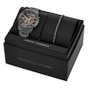 Thumbnail Image 4 of Men's Armani Exchange Gunmetal Gray Chronograph Watch with Gray Dial and Hematite Bracelet Set (Model: AX7170SET)