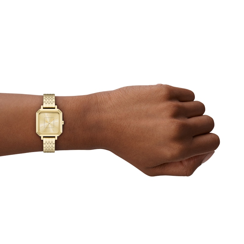 Main Image 4 of Armani Exchange Gold-Tone Ion-Plated Stainless Steel Watches with Gold-Tone Dials Boxed Set (Model: AX7171SET)