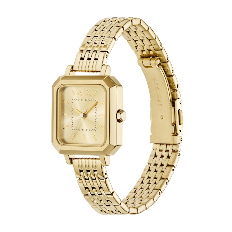 Main Image 6 of Armani Exchange Gold-Tone Ion-Plated Stainless Steel Watches with Gold-Tone Dials Boxed Set (Model: AX7171SET)