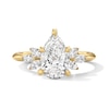 Thumbnail Image 1 of 2-1/2 CT. T.W. Pear-Shaped  Certified Lab-Grown Diamond Ring in 14K Gold (F/VS2)