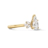 Thumbnail Image 4 of 2-1/2 CT. T.W. Pear-Shaped  Certified Lab-Grown Diamond Ring in 14K Gold (F/VS2)