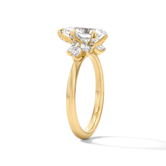 2-1/2 CT. T.w. Pear-Shaped Certified Lab-Grown Diamond Ring in 14K Gold (F/Vs2)
