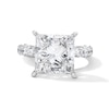 Thumbnail Image 1 of Vera Wang Love Collection 9.45 CT. T.W. Princess Certified Lab-Grown Diamond Engagement Ring in 14K White Gold (F/VS2)