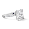 Thumbnail Image 4 of Vera Wang Love Collection 9.45 CT. T.W. Princess Certified Lab-Grown Diamond Engagement Ring in 14K White Gold (F/VS2)