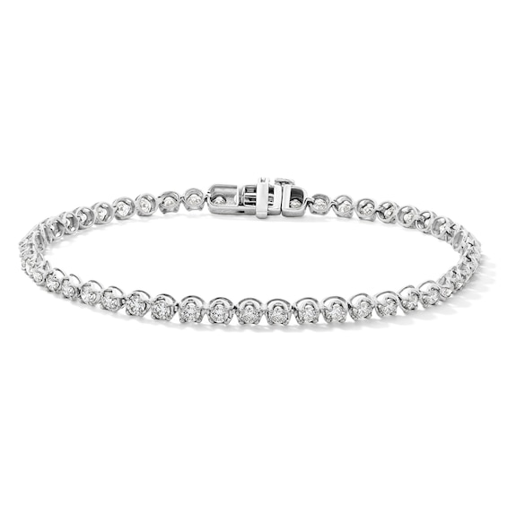 CT. T.w. Diamond Tennis Bracelet in 10K White Gold