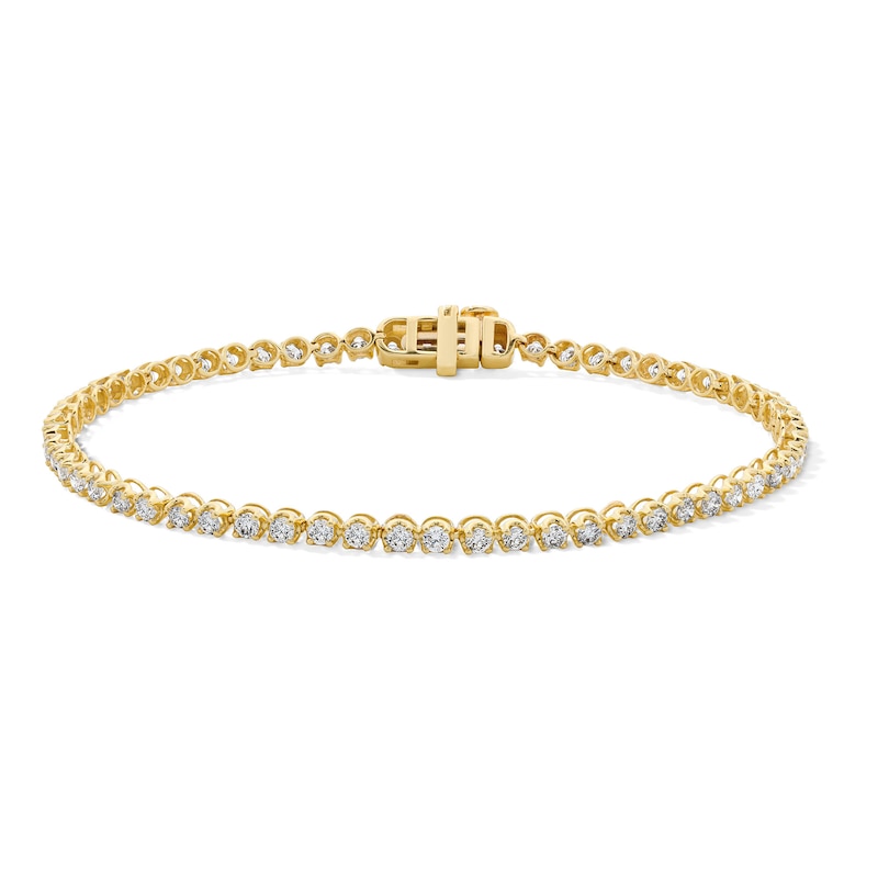 Main Image 1 of 2 CT. T.W. Diamond Tennis Bracelet in 10K Gold
