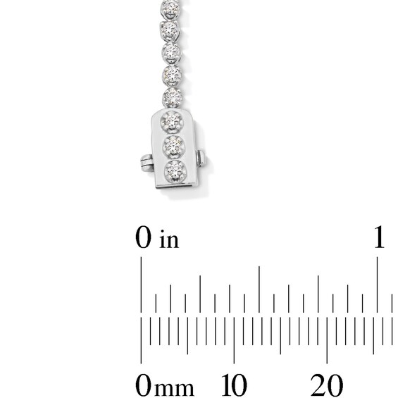 1 CT. T.w. Diamond Tennis Bracelet in 10K White Gold