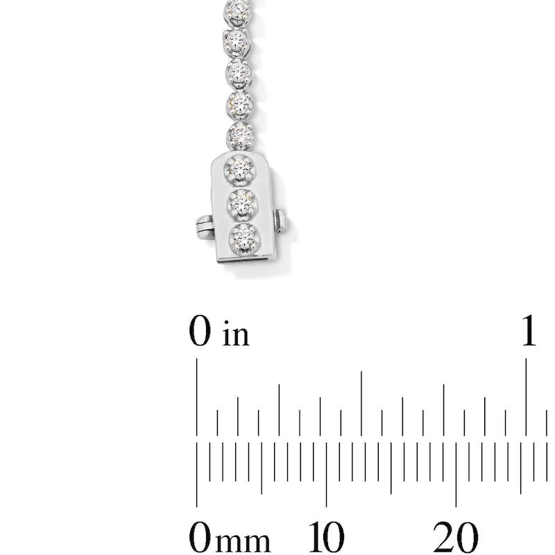 Main Image 3 of 1 CT. T.W. Diamond Tennis Bracelet in 10K White Gold