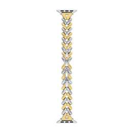 Ladies' Kate Spade Two-Tone Stainless Steel Smart Watch Herringbone Bracelet Band (Model: KSS0201E)