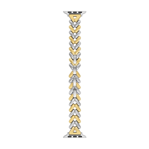 Ladies' Kate Spade Two-Tone Stainless Steel Smart Watch Herringbone Bracelet Band (Model: Kss0201E)