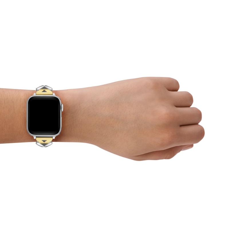 Main Image 2 of Ladies' Kate Spade Two-Tone Stainless Steel Smart Watch Herringbone Bracelet Band (Model: KSS0201E)