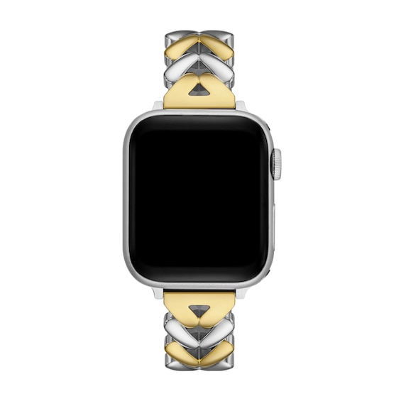 Ladies' Kate Spade Two-Tone Stainless Steel Smart Watch Herringbone Bracelet Band (Model: Kss0201E)
