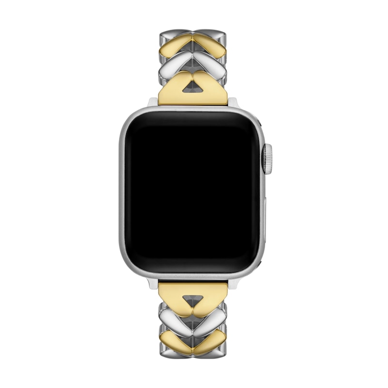 Main Image 3 of Ladies' Kate Spade Two-Tone Stainless Steel Smart Watch Herringbone Bracelet Band (Model: KSS0201E)