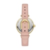 Thumbnail Image 3 of Ladies' Kate Spade Gracie Gold-Tone IP Analog Watch with Silver-Tone Dial and Pink Leather Strap (Model: KSW1868)