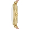 Thumbnail Image 4 of Ladies' Kate Spade Gracie Gold-Tone IP Analog Watch with Silver-Tone Dial and Pink Leather Strap (Model: KSW1868)